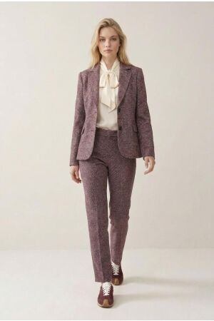 Helena Hart Helena Hart broek ziggy lano lurex 7815 Broek burgundy
