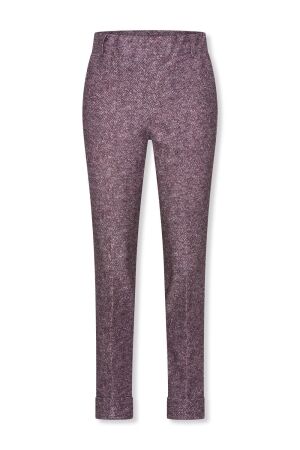 Helena Hart Helena Hart broek ziggy lano lurex 7815 Broek burgundy