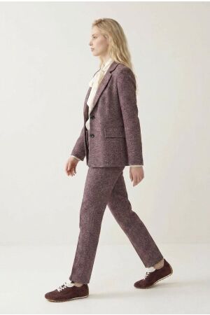Helena Hart Helena Hart blazer nick lano lurex 7839 Blazers burgundy