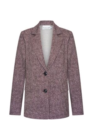 Helena Hart Helena Hart blazer nick lano lurex 7839 Blazers burgundy