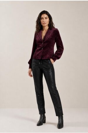 Helena Hart Helena Hart blazer lora velour 7870 Blazers burgundy