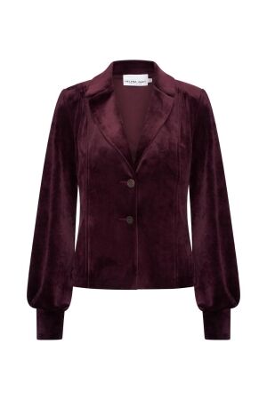 Helena Hart Helena Hart blazer lora velour 7870 Blazers burgundy