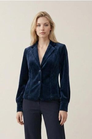 Helena Hart Helena Hart blazer lora velour 7870 Blazers marine