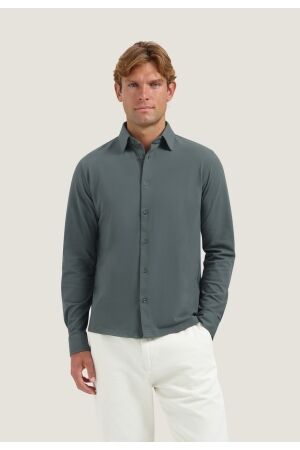 DSTREZZED DSTREZZED ds_blaze shirt 303995 Overshirt grey green