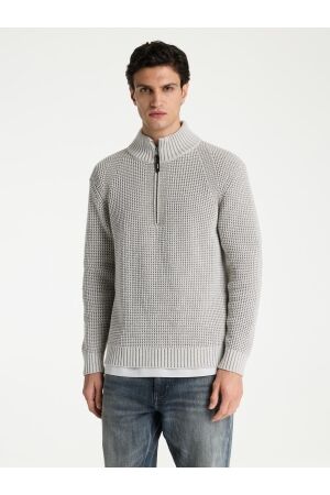 Chasin Chasin oliver dual half zip e8007 - glacier grey E8007 - glacier grey Chasin Chasin oliver dual half zip e8007 - glacier grey E8007 - glacier grey