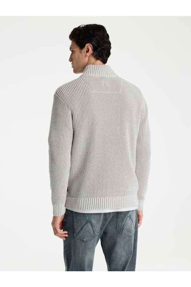 Chasin OLIVER DUAL HALF ZIP E8007 - glacier grey