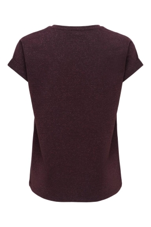 Only Only onlmoster glitter s/s top noos jrs Tops en Singlets fudge