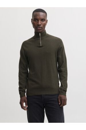 Jack & Jones Jack & Jones jjeemil knit half zip noos Trui rosin