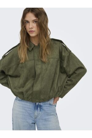 Only Only onlmoon-stina faux suede bomber pnt noos Jackets grape leaf