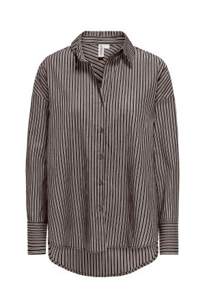 Only Only onloregon assy l/s shirt wvn Blouse coffee bean