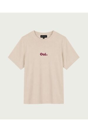 Elvira Casuals Elvira Casuals t-shirt oui e4 26-033 T-shirts off white - merlot