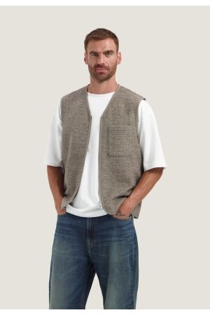 DSTREZZED DSTREZZED ds_william teddy vest 121503 Vest walnut