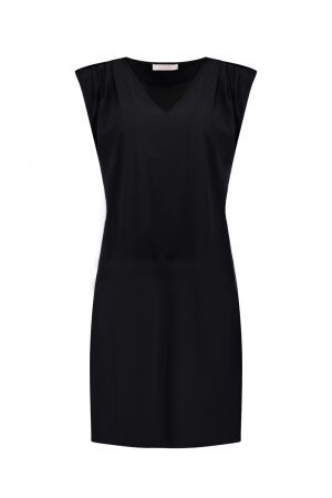 Studio Anneloes Studio Anneloes leone vneck dress 14391 Jurk 9000 black
