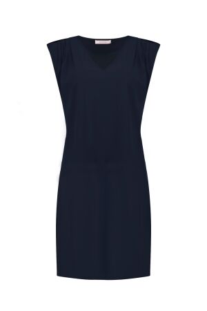 Studio Anneloes Studio Anneloes leone vneck dress 14391 Jurk 6900 dark blue