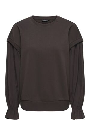 Only Only onllin l/s mix sweat cs swt 15383958 Sweater chocolate torte