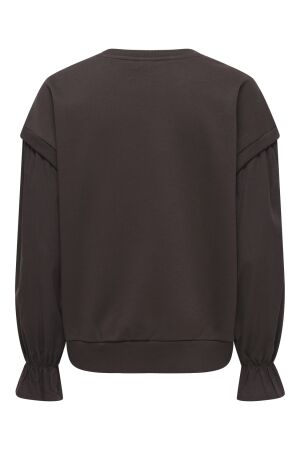 Only Only onllin l/s mix sweat cs swt 15383958 Sweater chocolate torte