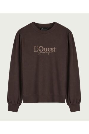 Elvira Casuals Elvira Casuals sweater lquest e4 26-002 Sweater 668 dark coffee