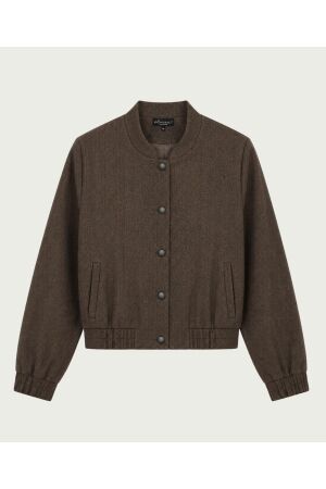 Elvira Casuals Elvira Casuals bomber riley e4 26-015 Jackets 51 dark coffee zigzag