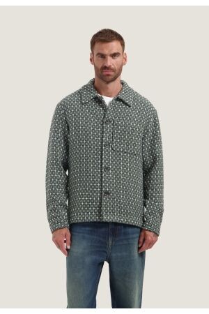DSTREZZED DSTREZZED ds_lino golfball overshirt 155514 Overhemd 277 walnut