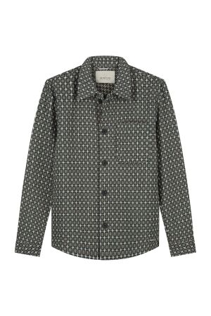 DSTREZZED DSTREZZED ds_lino golfball overshirt 155514 Overhemd 277 walnut