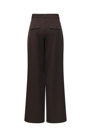 Only Only onlzina mw wide pinstripe pant tlr 15382217 Broek mole light gray pinstripe
