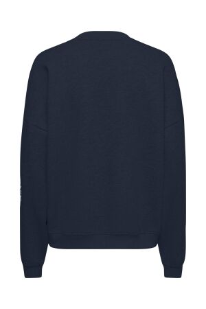 Only Only nllyn l/s embroidery box rs pr swt 15389602 Sweater navy blazer star sun tone of blue