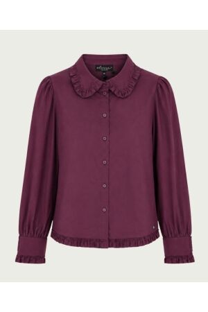 Elvira Casuals Elvira Casuals blouse camilla e4 26-034 Blouse 730 merlot