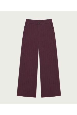 Elvira Casuals Elvira Casuals trouser louise e4 26-036 Broek 65 merlot stripes