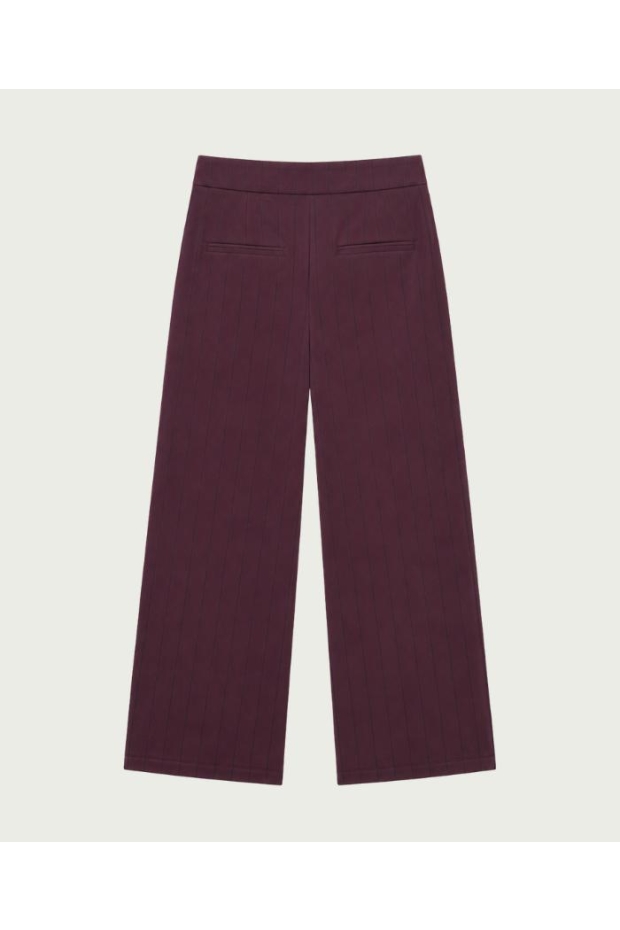 Elvira Casuals Trouser Louise E4 26-036 65 Merlot Stripes