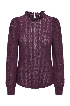 Only Only onlselma l/s highneck lace top jrs Longsleeves fig