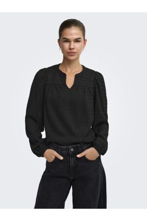 Only Only onlilse l/s v-neck top jrs Longsleeves black
