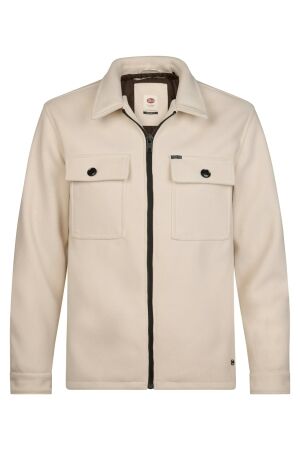 Petrol Petrol shirt long sleeve uni m-3060-sil418 Overshirt 0113 stone white