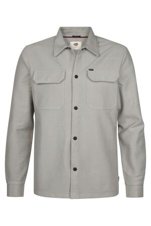 Petrol Petrol shirt long sleeve uni m-3060-sil423 Overshirt 9115 ice grey