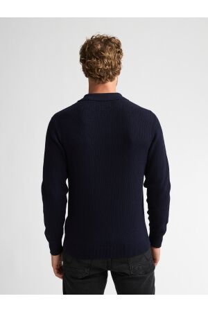 Petrol Petrol knitwear polo m-3060-kwc212 Poloshirts 5092 royal navy