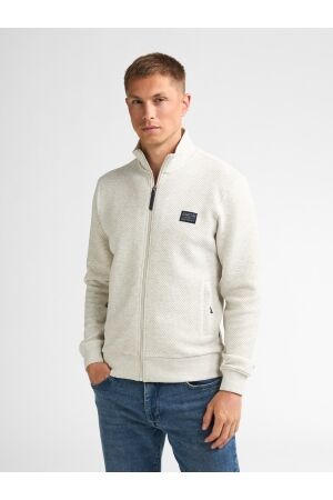 Petrol Petrol sweater collar zip m-3060-swc343 Vest 0009 antique white melee