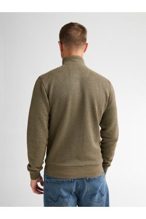 Petrol Petrol sweater collar zip m-3060-swc301 Vest 7140 oak