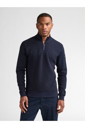 Petrol Petrol sweater collar zip m-3060-swc368 Sweater 5092 royal navy
