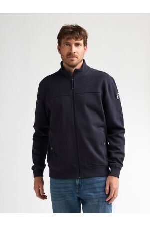 Petrol Petrol sweater collar zip m-3060-swc314 Vest 5092 royal navy