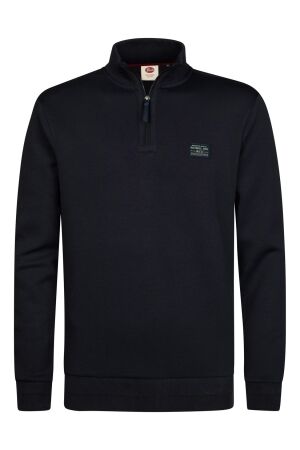 Petrol Petrol sweater collar zip m-3060-swc318 Sweater 5092 royal navy