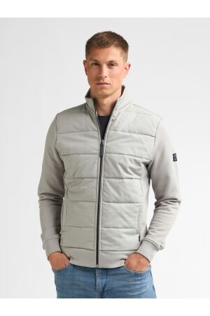 Petrol Petrol sweater collar zip m-3060-swc348 Vest 9115 ice grey