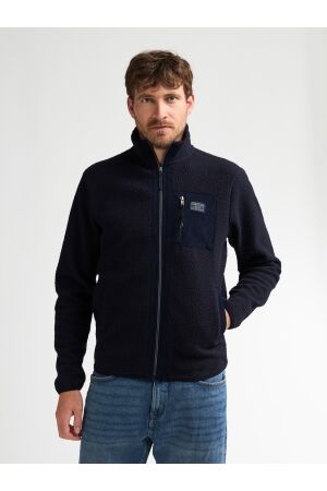 Petrol Petrol sweater collar zip m-3060-swc332 Vest 5092 royal navy