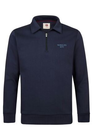 Petrol Petrol sweater collar zip m-3060-swc372 Sweater 5092 royal navy