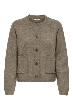 Only Only onlpiemonte l/s cardigan knt noos Vest walnut melange