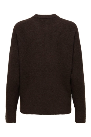 Only Only onljerico l/s pullover knt noos Trui coffee bean