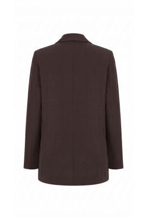Studio Anneloes Studio Anneloes sanny bonded blazer 14709 Blazers 8700 espresso