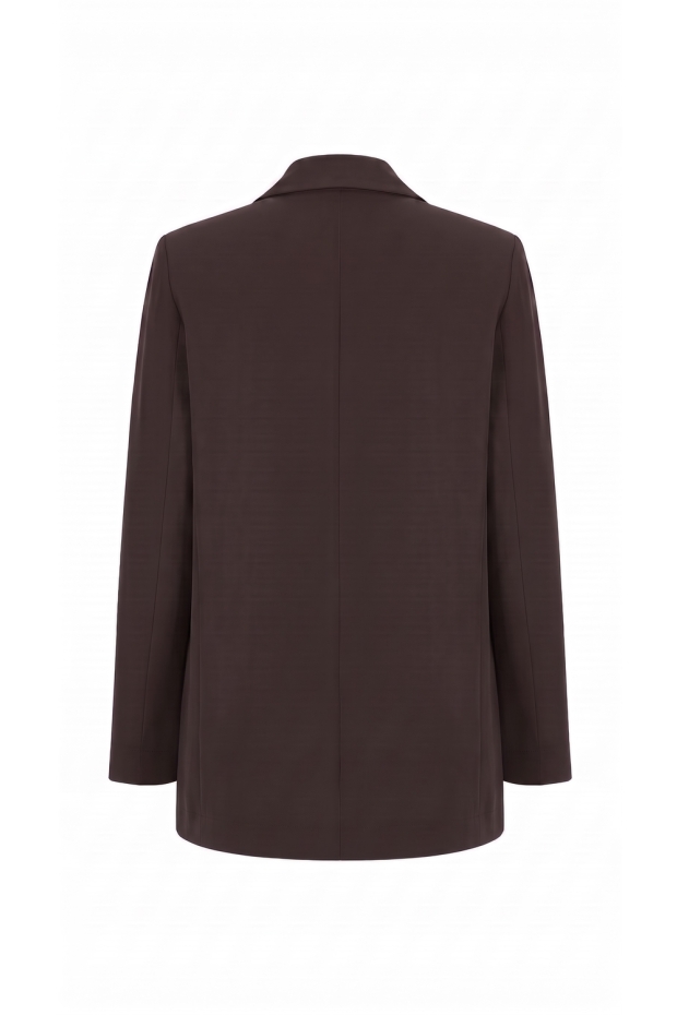 Studio Anneloes Sanny bonded blazer 14709 8700 espresso