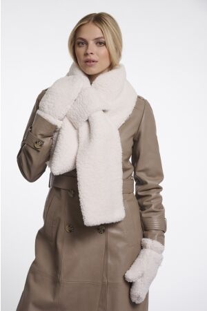 Rino & Pelle Rino & Pelle teddy scarf asho.7002612 Sjaals birch