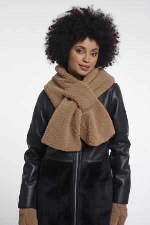Rino & Pelle Rino & Pelle teddy scarf asho.7002612 Sjaals toast