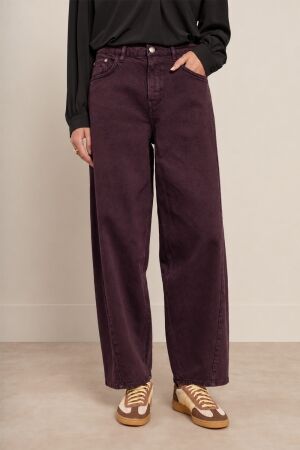 Studio Anneloes Studio Anneloes frenkie balloon trousers 14219 Broek 4800 aubergine