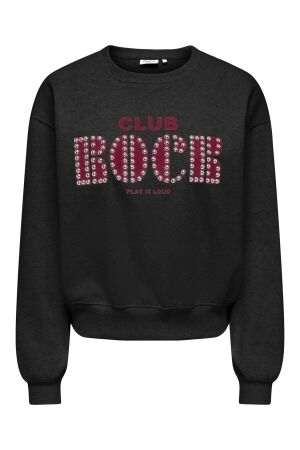 Only Only onlolise l/s print ub swt Sweater black